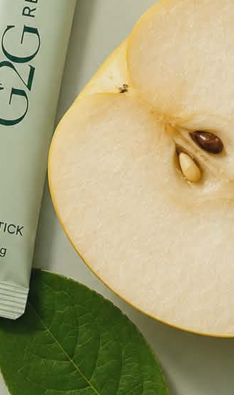 Korean pear halved