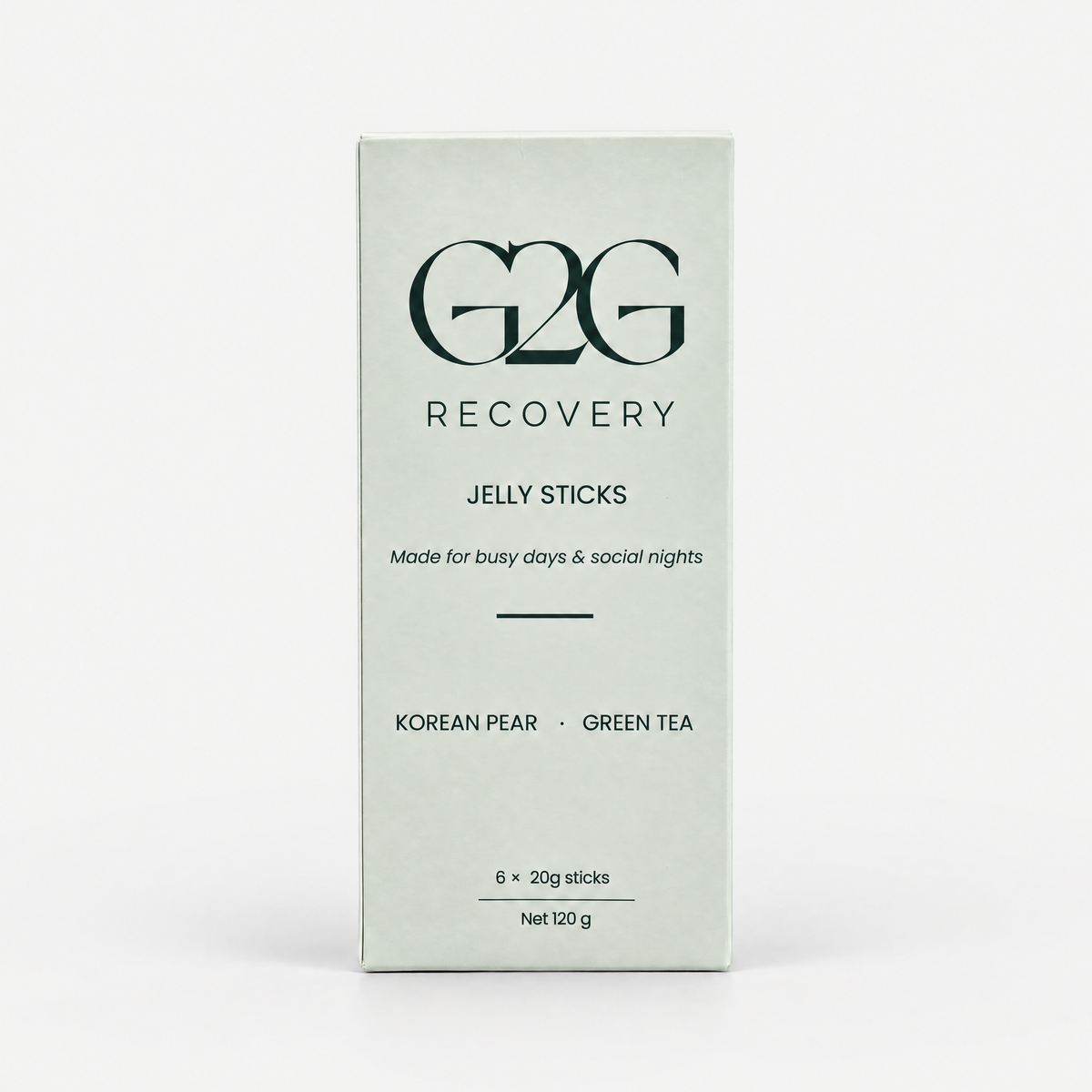 G2G Recovery — Korean Pear & Green Tea Jelly Sticks